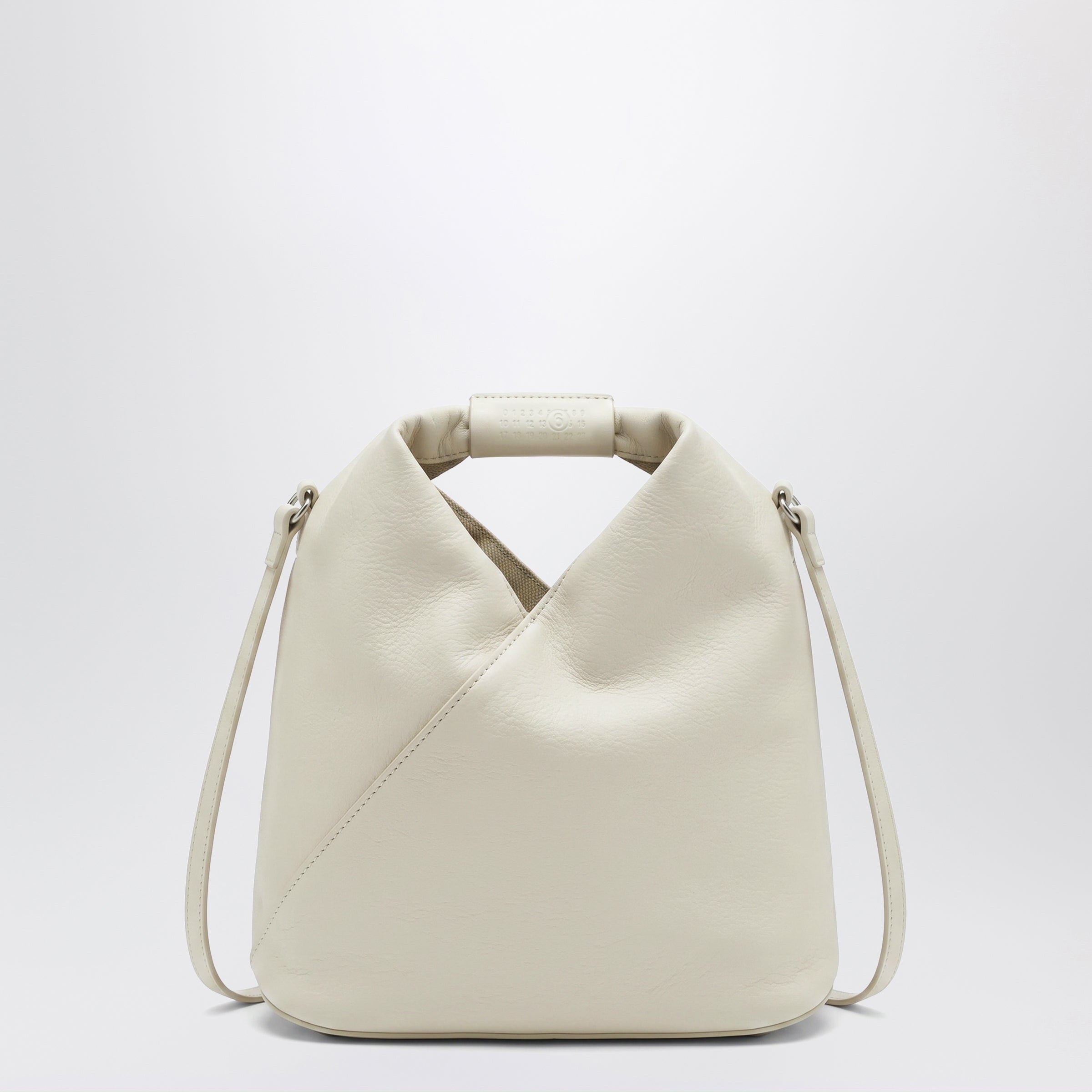 MM6 Maison Margiela White Japanese Crossbody Bag in faux leather