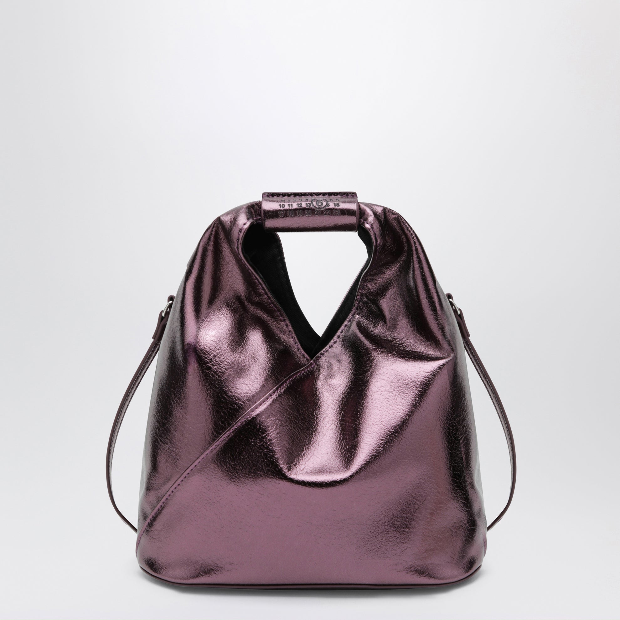 Borsa a tracolla Japanese in poliestere viola
