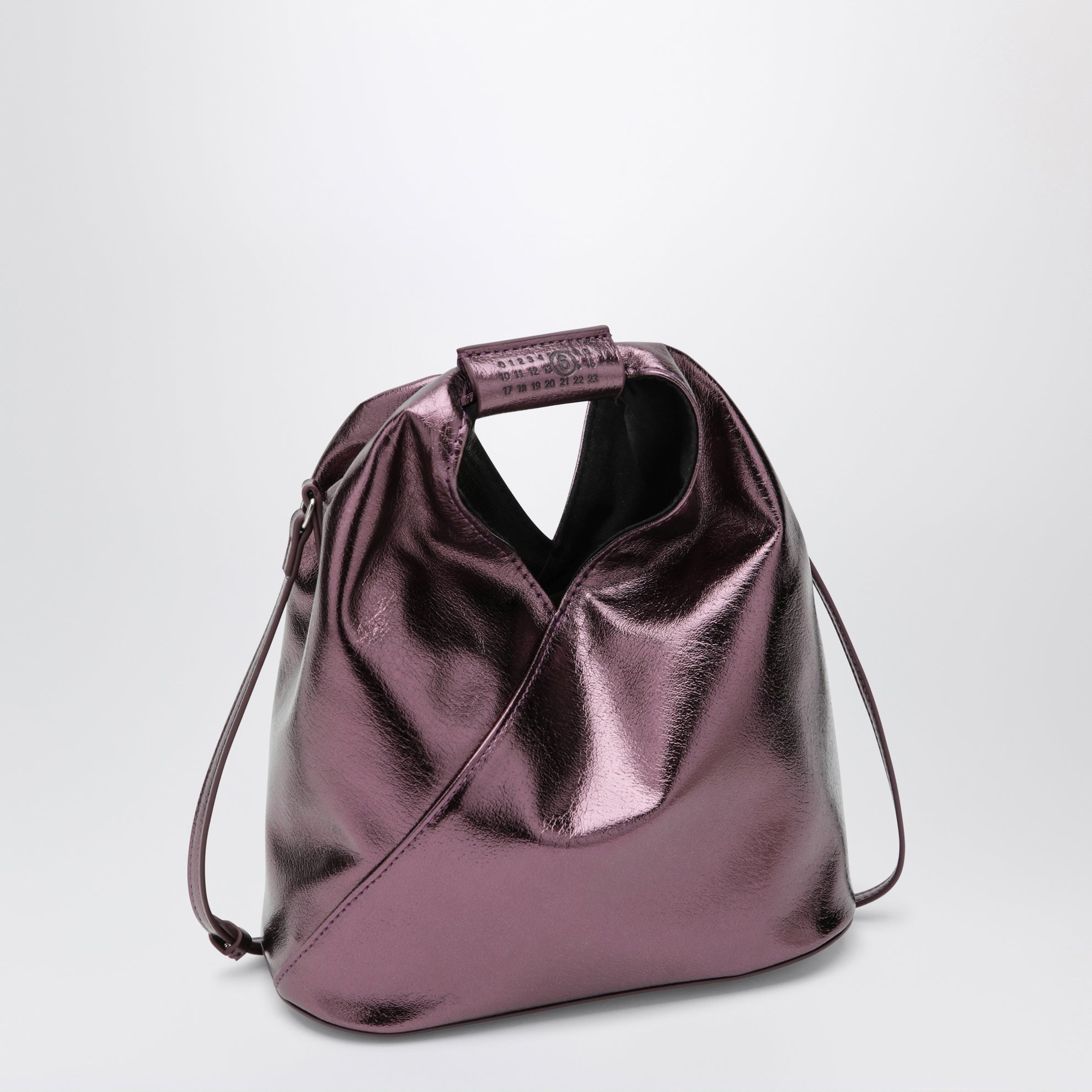 Borsa a tracolla Japanese in poliestere viola