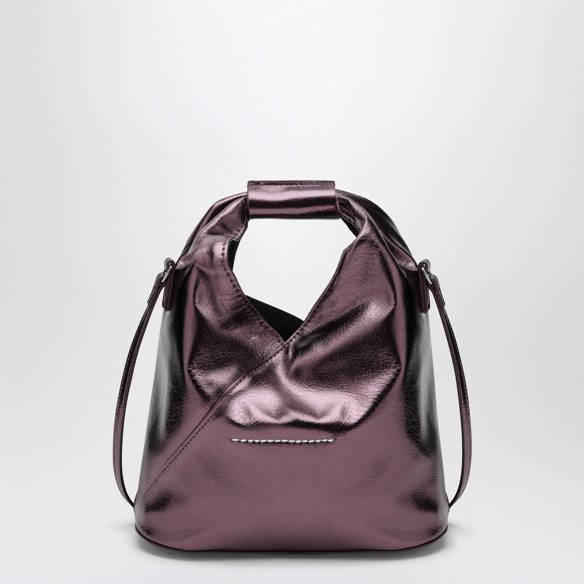 Borsa a tracolla Japanese in poliestere viola