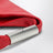 Japanese Bag Jewel Handle media rossa