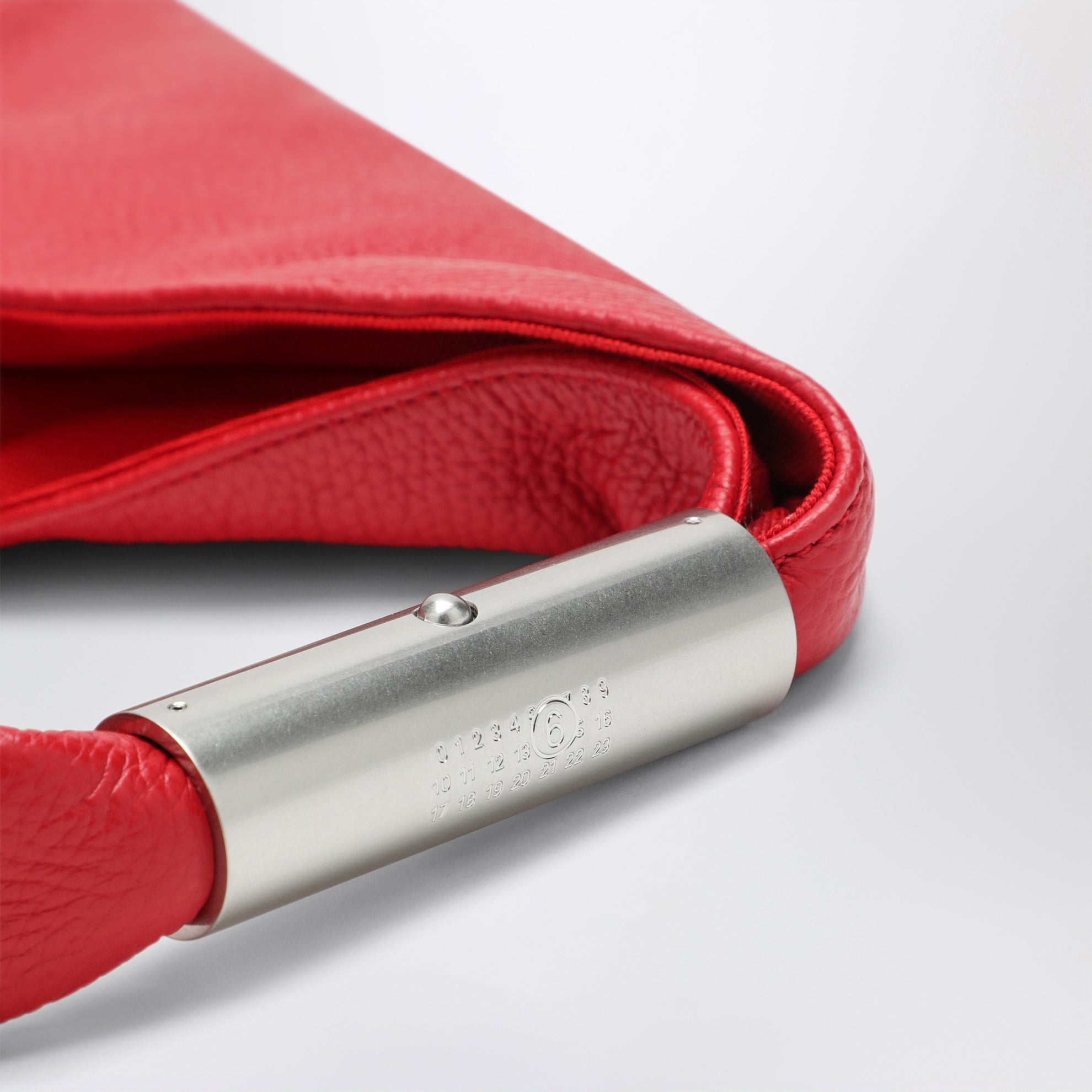 Japanese Bag Jewel Handle media rossa