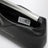 Handtasche Japanese Bag Jewel Handle aus Leder in Schwarz
