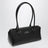 Schwarze Bowlingtasche aus Leder