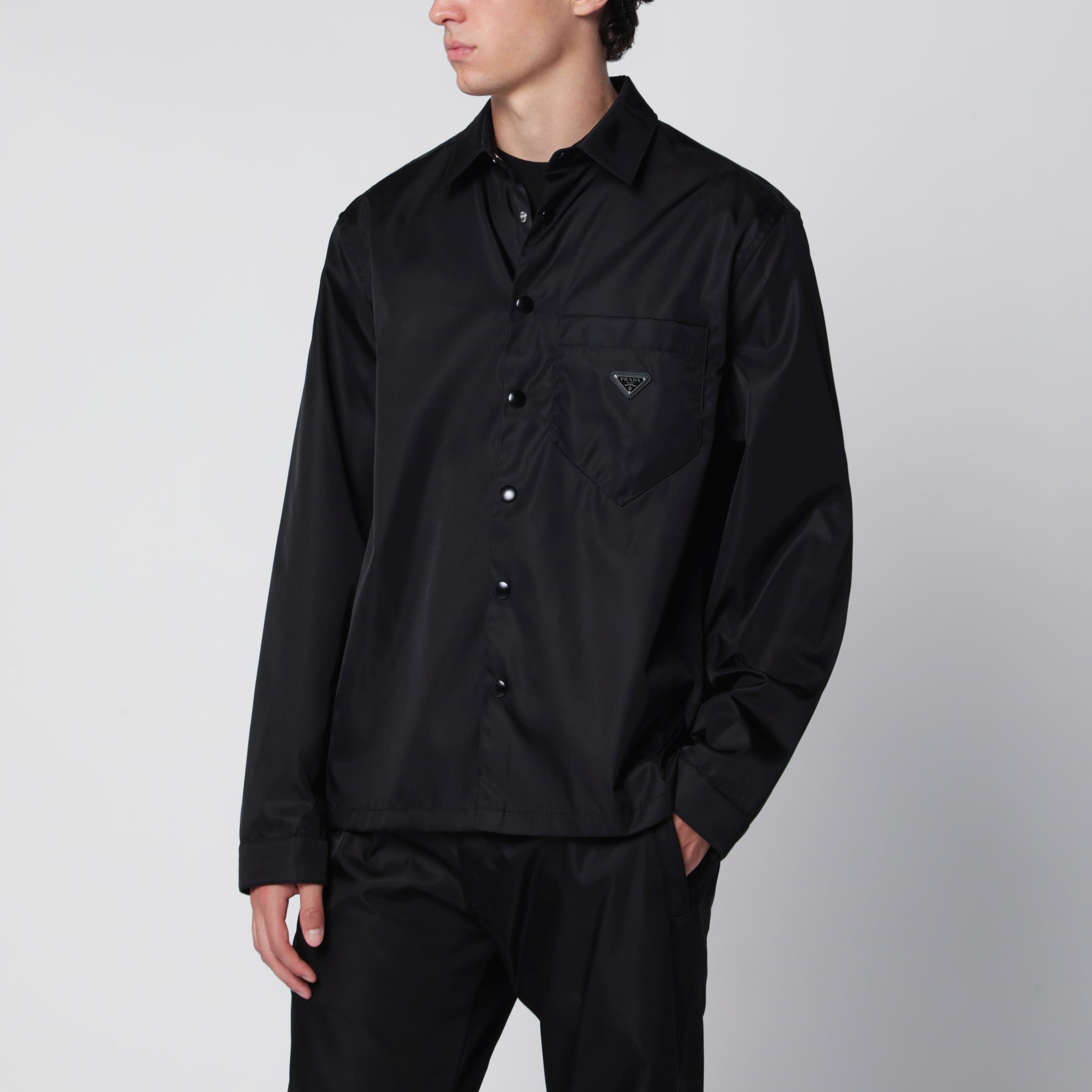Black Re-Nylon shirt