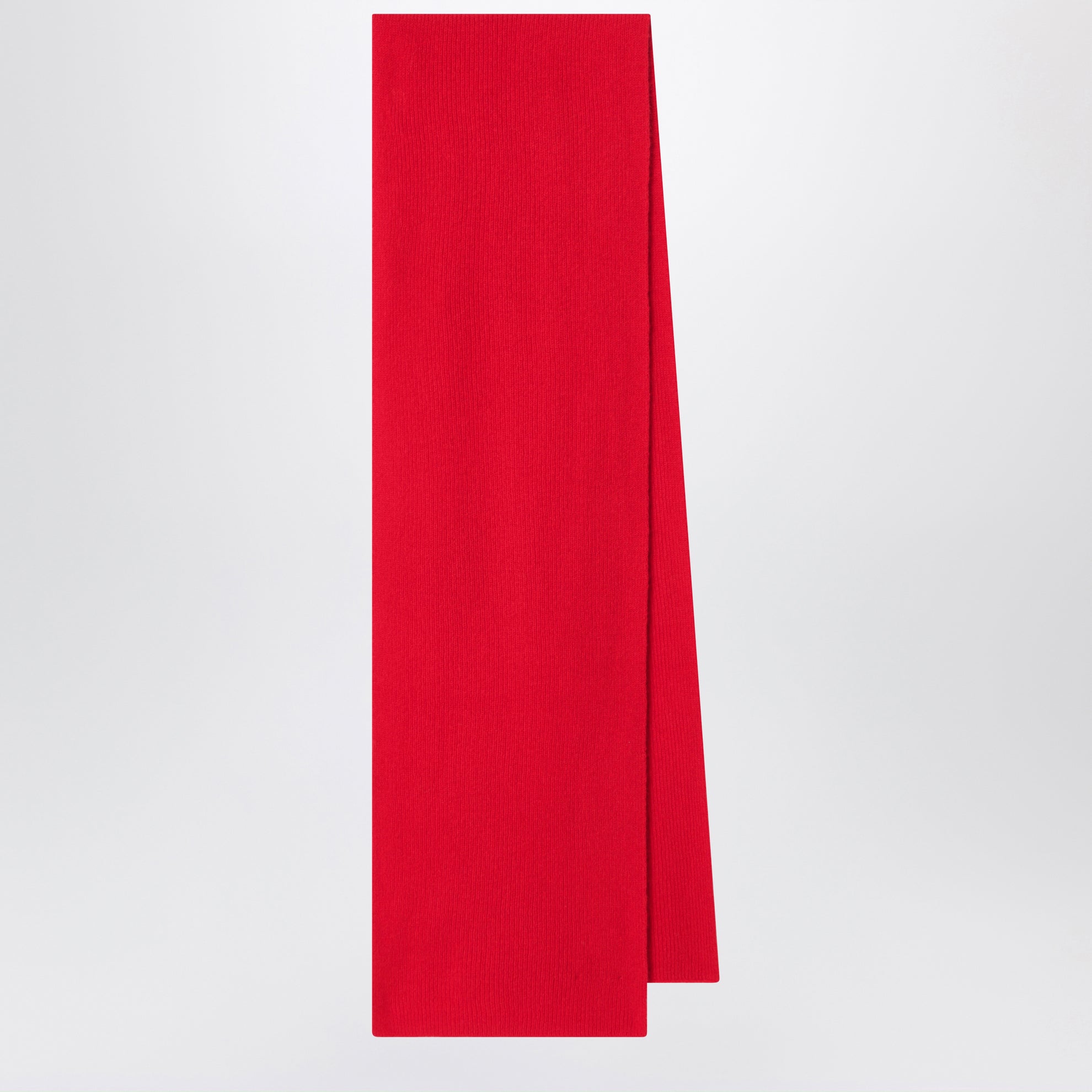 Schal aus Wolle und Caregora in Crimson