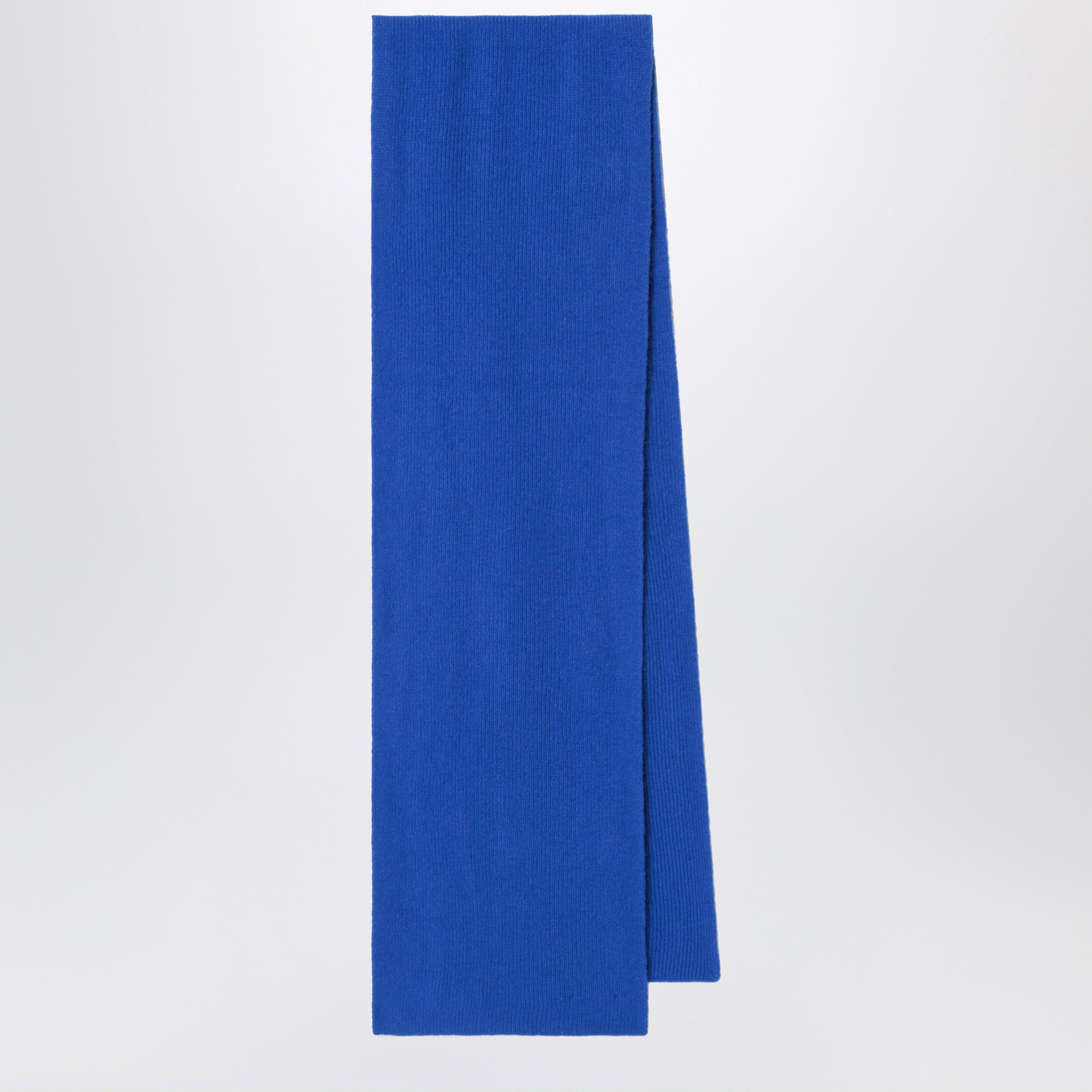 Scarf in wool and Caregora in Royal Azure