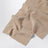 Schal aus Wolle und Caregora in Sand
