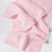 Schal aus Wolle und Caregora in Blush
