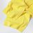 Scarf in wool and Caregora in Acid Yellow