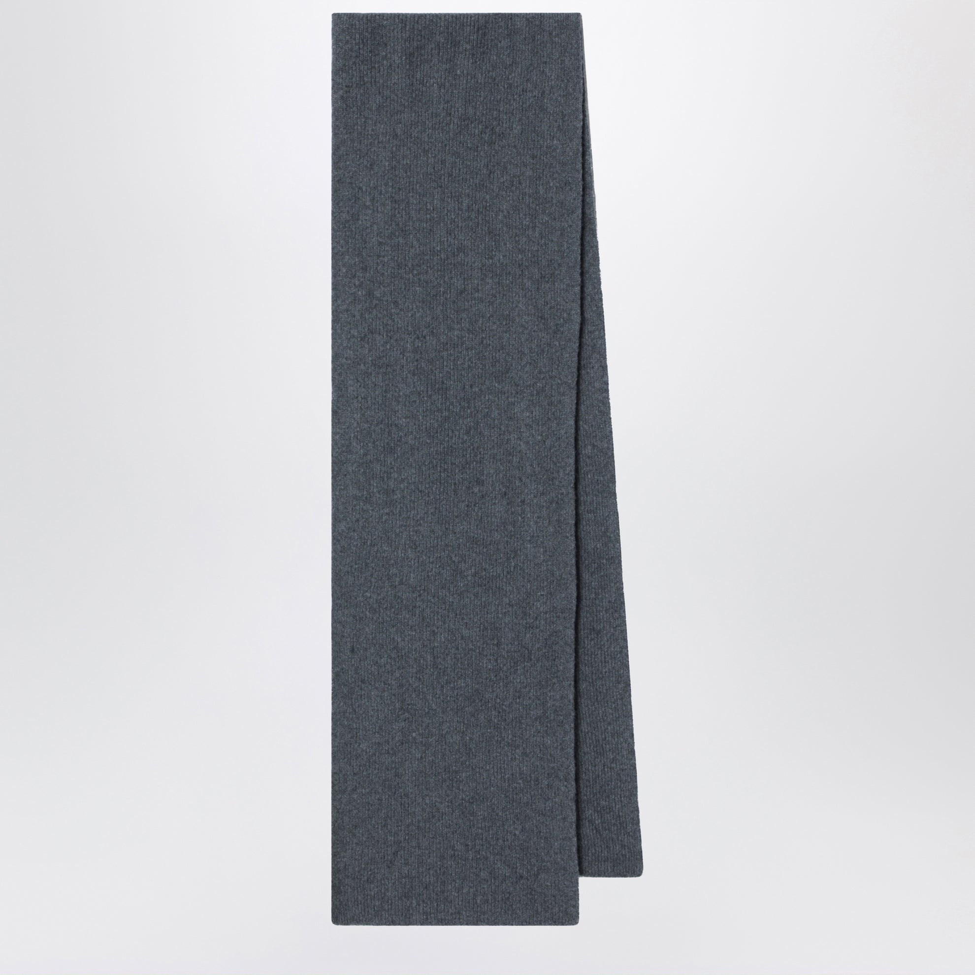 Écharpe en laine et Caregora couleur Slate Grey