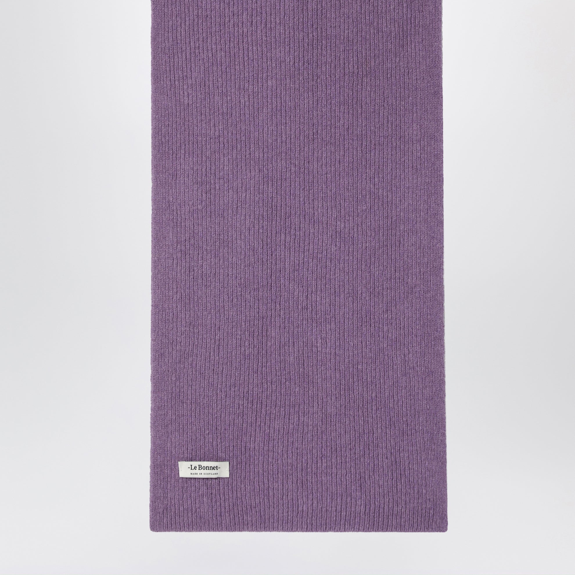 Écharpe en laine et Caregora couleur Lavender