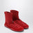 Bottines Scuba Bootie rouges en daim et néoprène