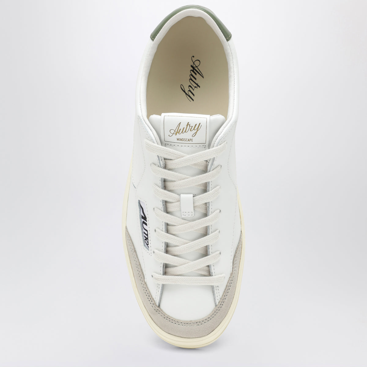 Sneakers Windscape Low bianche/verde bronzo