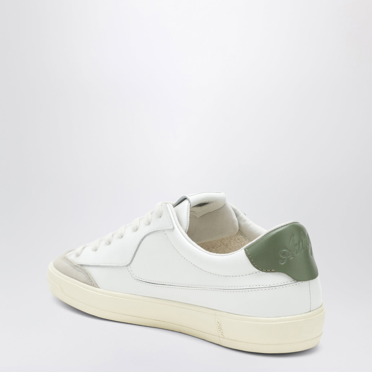 Sneakers Windscape Low bianche/verde bronzo