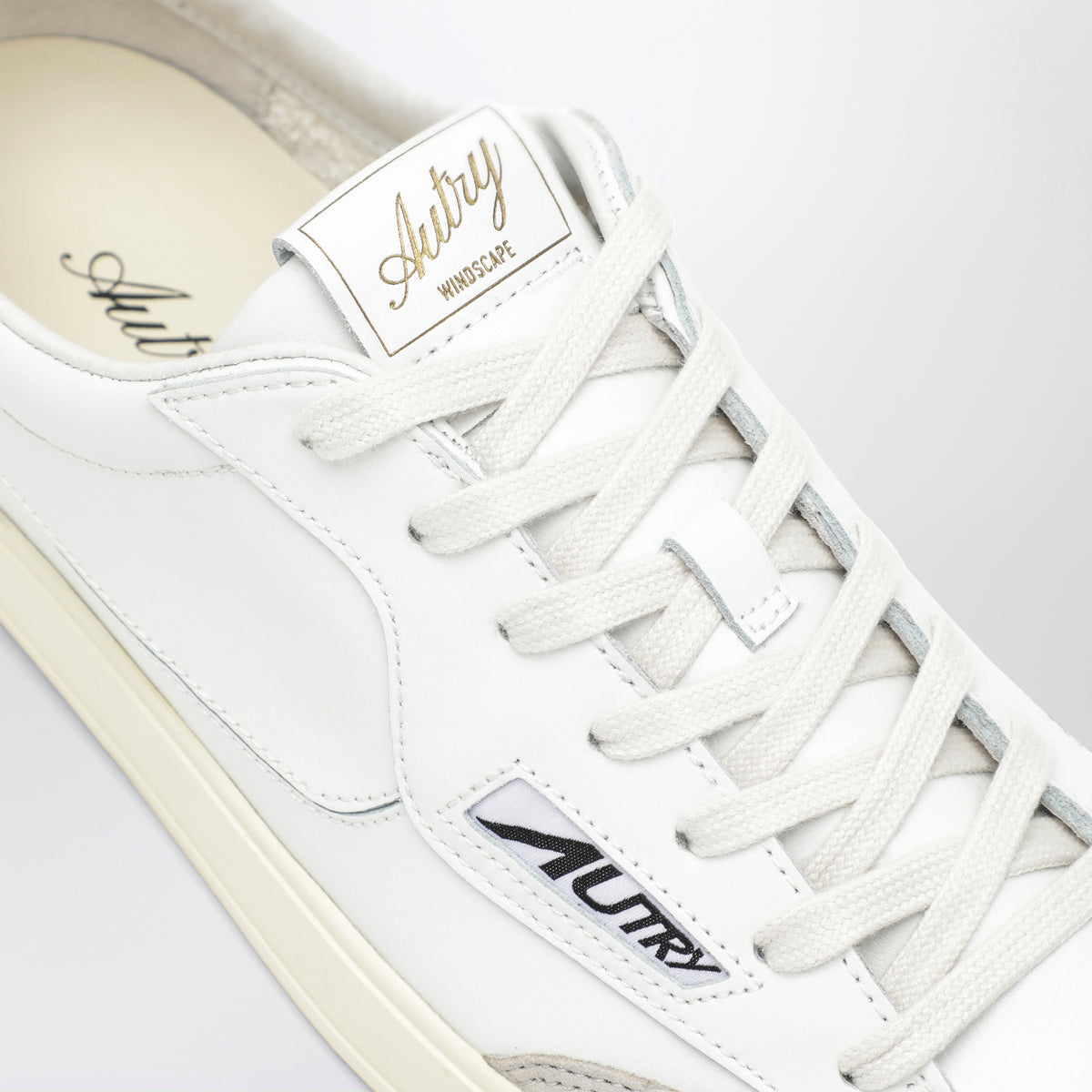 Sneakers Windscape Low bianche/verde bronzo