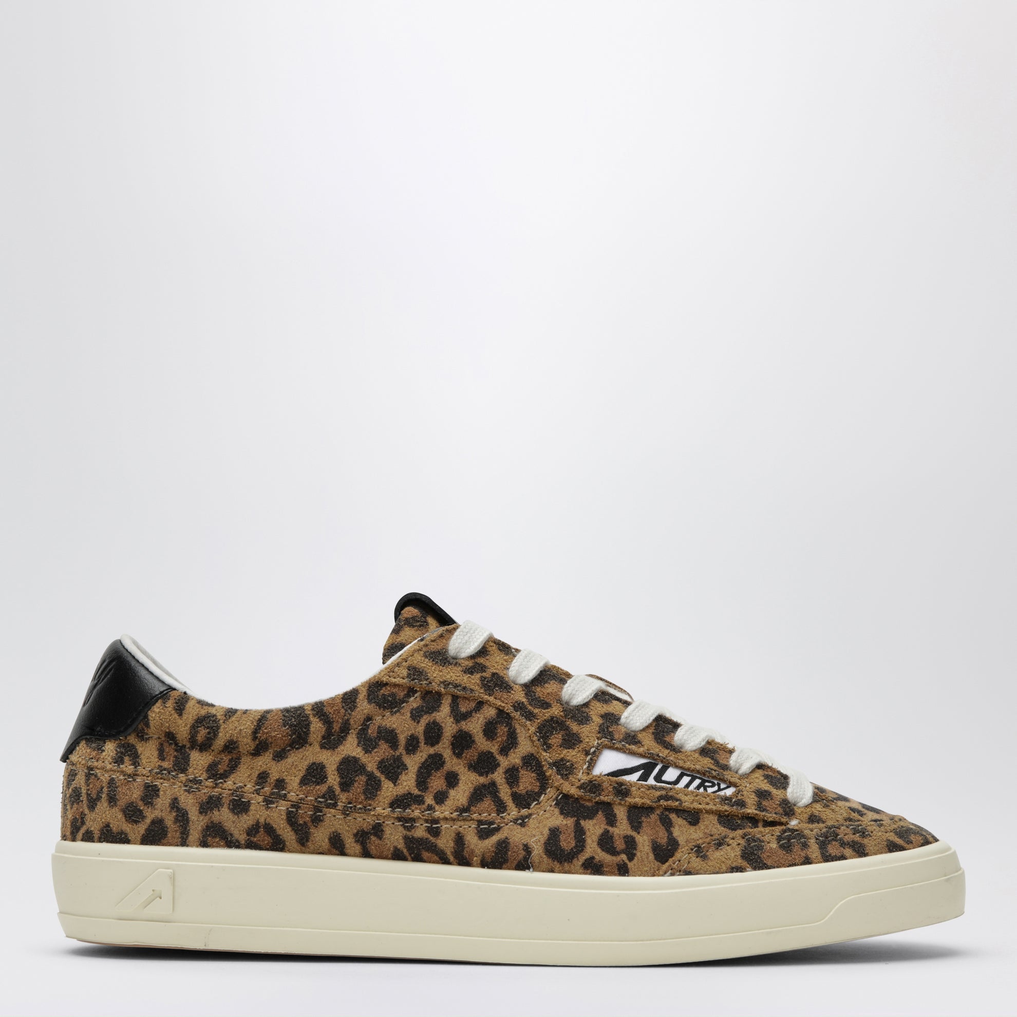 Sneakers Windscape Low in suede leopardato