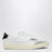 Sneakers Windscape Low blanches/noires en cuir