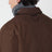 Ebenholzbraune Hemdjacke aus Schurwolle
