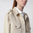 Safari-Jacke aus beigem Denim