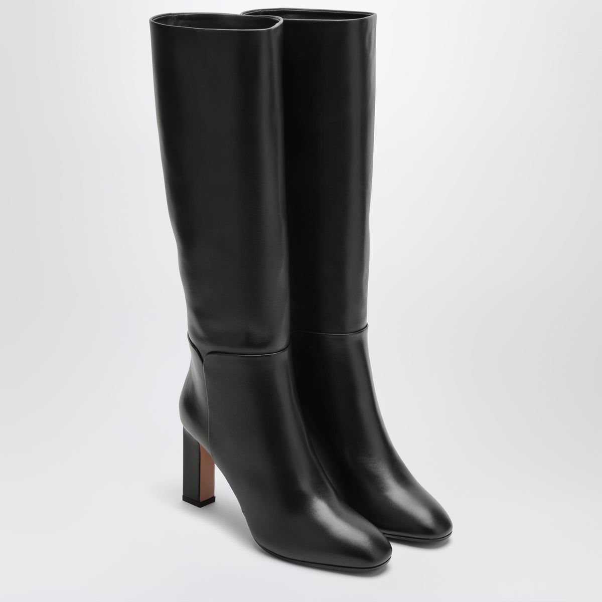 Stivale Sellier nero in pelle di vitello