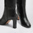 Stivale Sellier nero in pelle di vitello