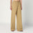Sand-coloured trousers in cotton