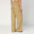 Sand-coloured trousers in cotton
