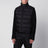 Black padded vest in Re-Nylon