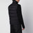 Black padded vest in Re-Nylon