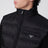Black padded vest in Re-Nylon