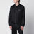 Schwarze Jacke aus Re-Nylon mit Reißverschluss
