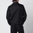 Schwarze Jacke aus Re-Nylon mit Reißverschluss