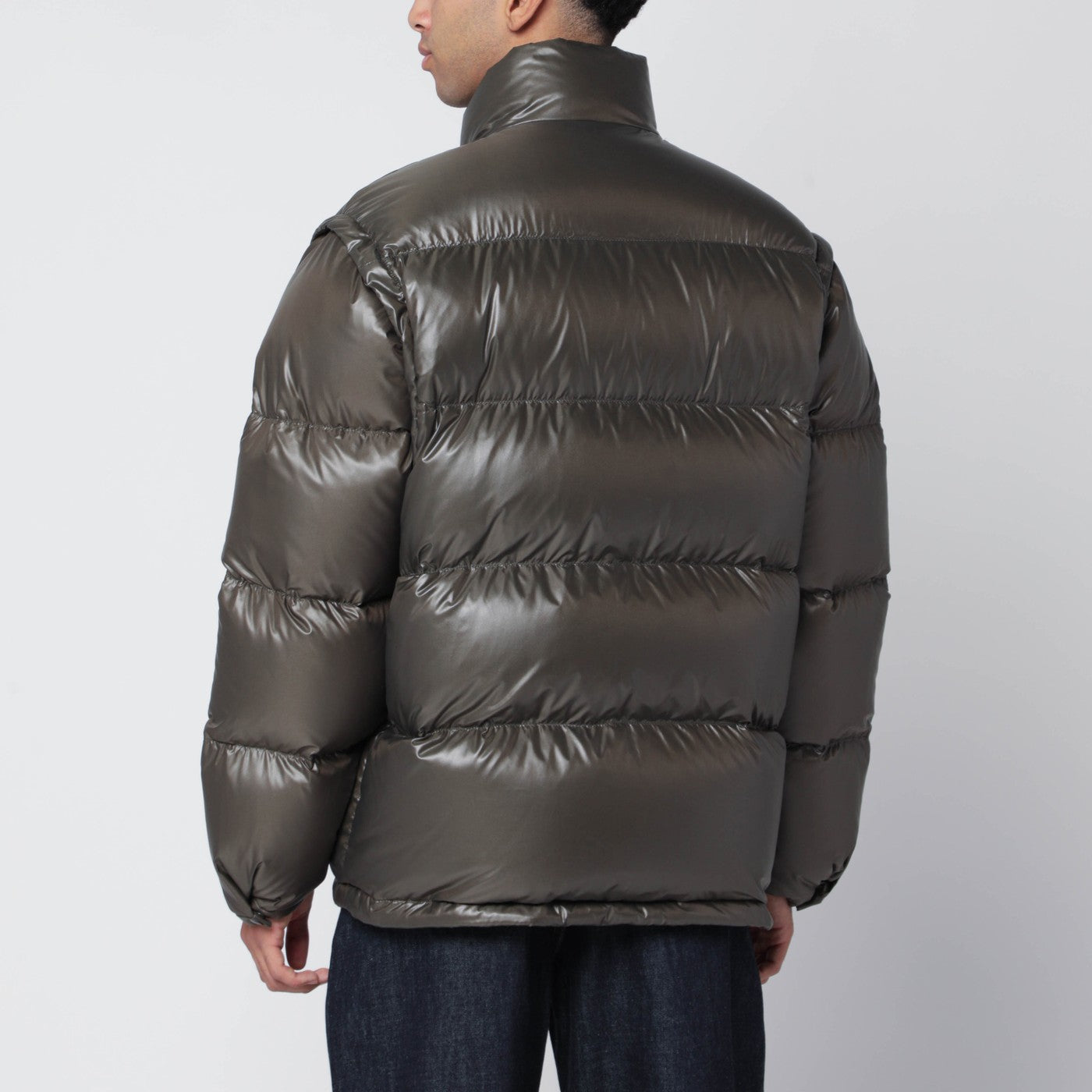 Camouflage Re-Nylon down jacket