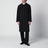 Black cotton overcoat