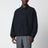 Blauer Blouson aus Woll- und Mohairmischgewebe