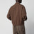 Blouson aus technischem Gewebe in Tabakbraun