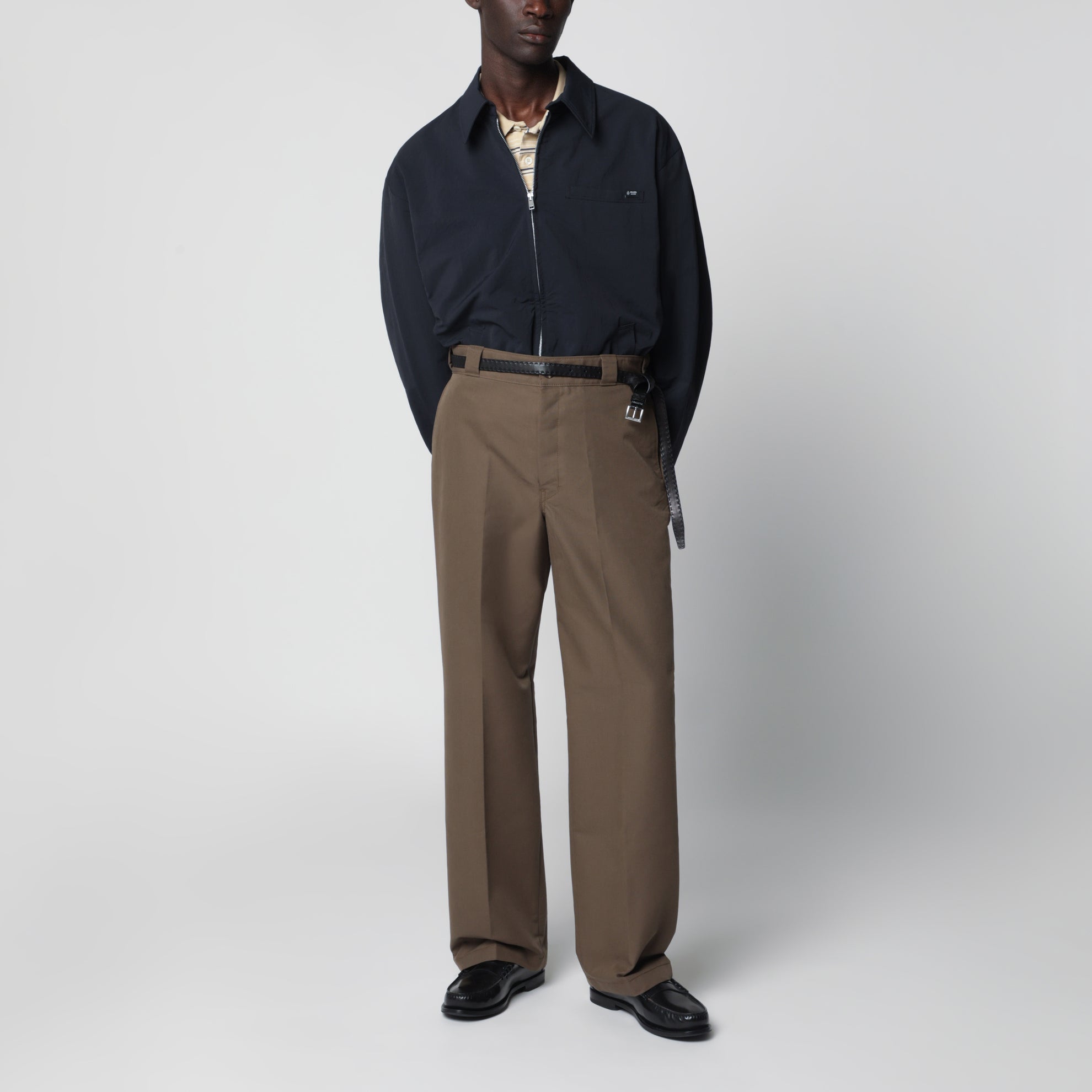 Blouson aus technischem Gewebe in Blau