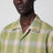 Camicia a quadri in flanella di cotone verde mela