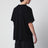 Schwarzes Baumwoll-T-Shirt mit Numeric-Logo