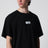Schwarzes Baumwoll-T-Shirt mit Numeric-Logo