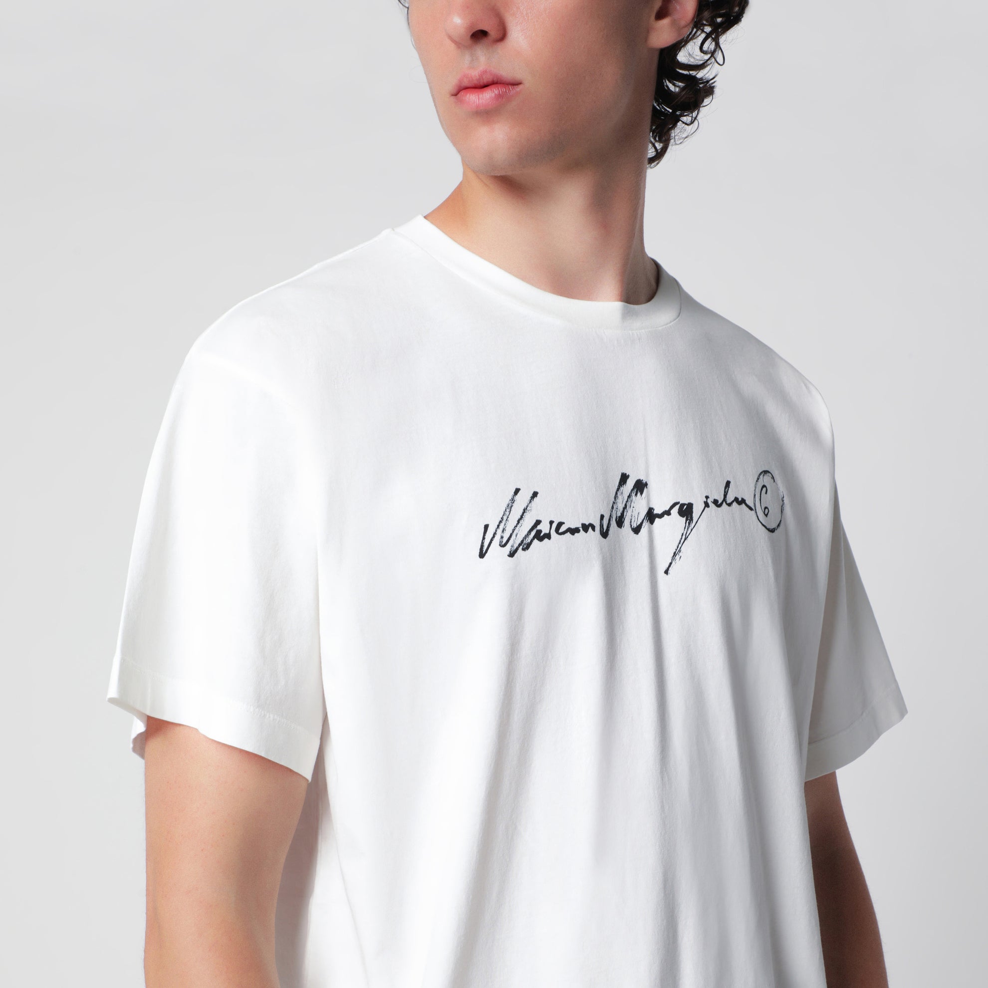 White T-shirt with logo print