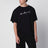 T-shirt nera con stampa logo