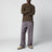 Crew-neck sweater in khaki/black wool blend