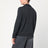 Grauer Wollmisch-Cardigan mit Schal