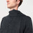 Grauer Wollmisch-Cardigan mit Schal
