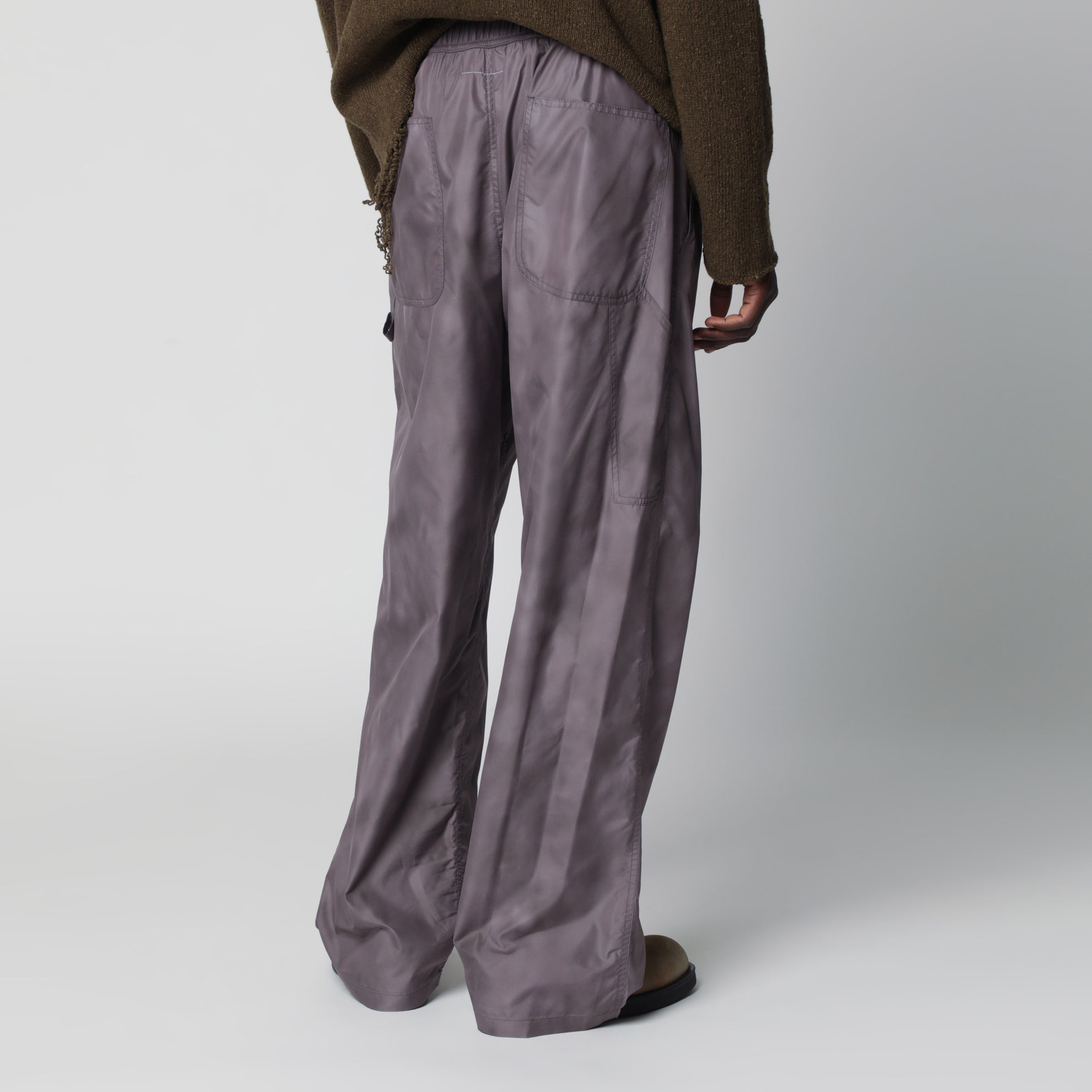 Pantalon marron en tissu technique