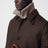 Alexander chocolate wool long coat