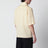 Chemise en laine à manches courtes jaune clair