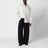 Camicia regular color crema in cotone e seta